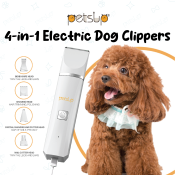 Petsup 4-in-1 Professional Pet Hair Trimmer with USB Rechargeable