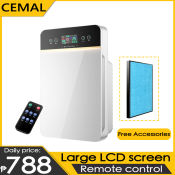 CEMAL Air Purifier with LCD Screen and Remote Control
