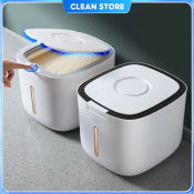 10KG Airtight Rice Dispenser with Measuring Cup by Brand XYZ