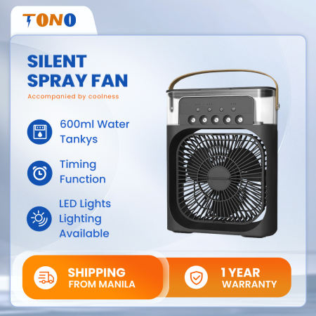 TONO 3-in-1 USB Air Cooling Fan with LED Light