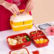 Portable Lunch Box with Compartments - Brand Name: FlexiBox