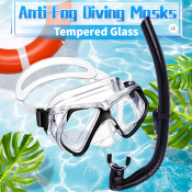 Dive Diving Mask & Snorkel Set - Anti-Fog, Adult