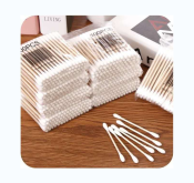 MR.HE Eco-Friendly Organic Cotton Buds for Earwax Removal