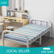 2023 Portable Folding Bed - Sturdy Single Bed for Dormitories