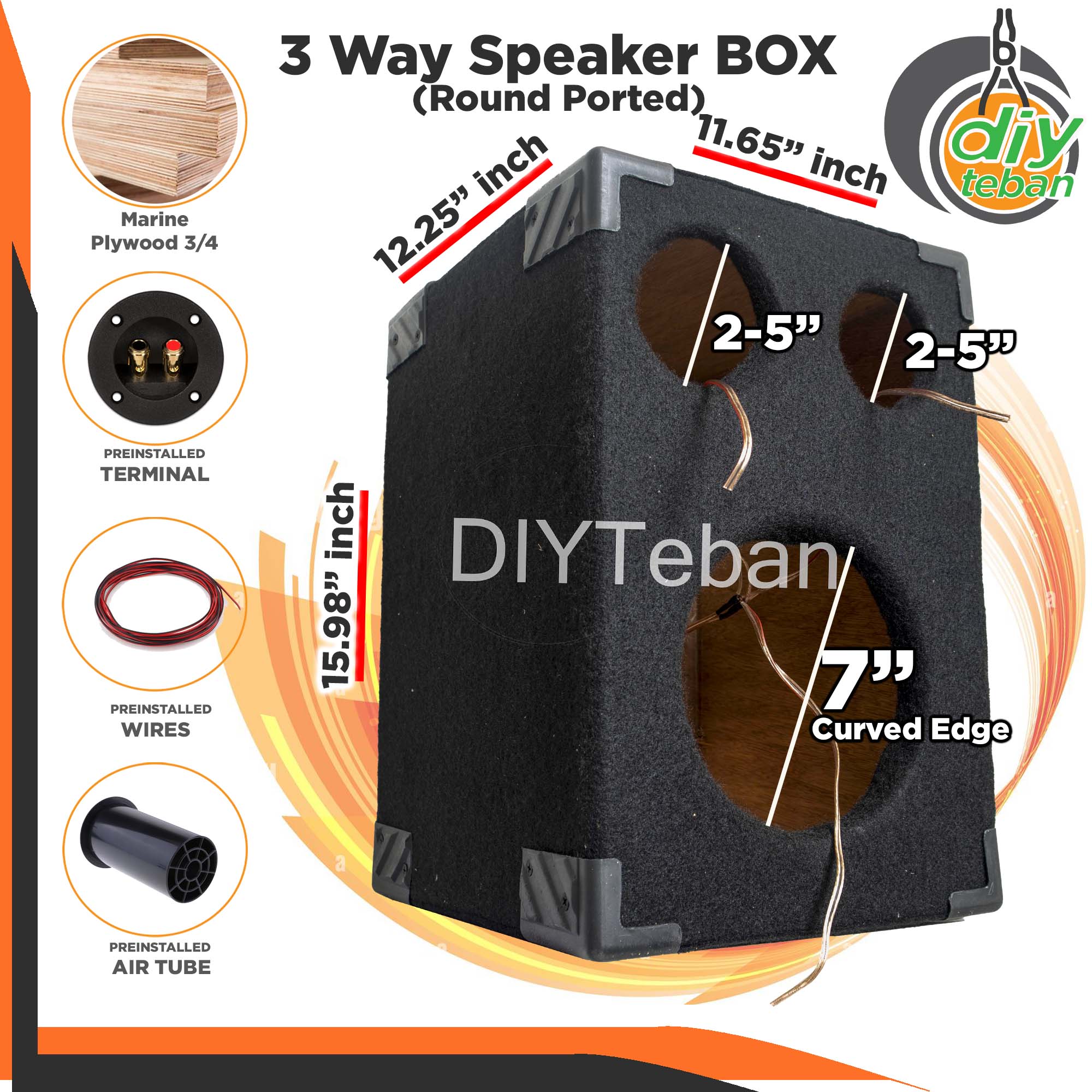 Plywood best sale sub box