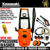 Kawasaki Portable Power Sprayer Pressure Washer with Free Chamois