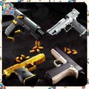 Local Shop Semi-Automatic Toys 1:1 Glock Toy Children Soft Toy Simulated Shooting Toy For Kids Gift pellet guns toy gun gun toy for kids toy guns for boy soft bullet toy gun