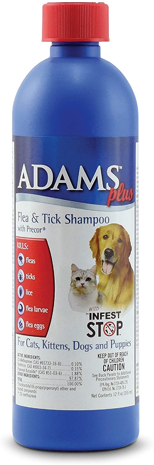 Adams plus flea & 2024 tick shampoo with precor