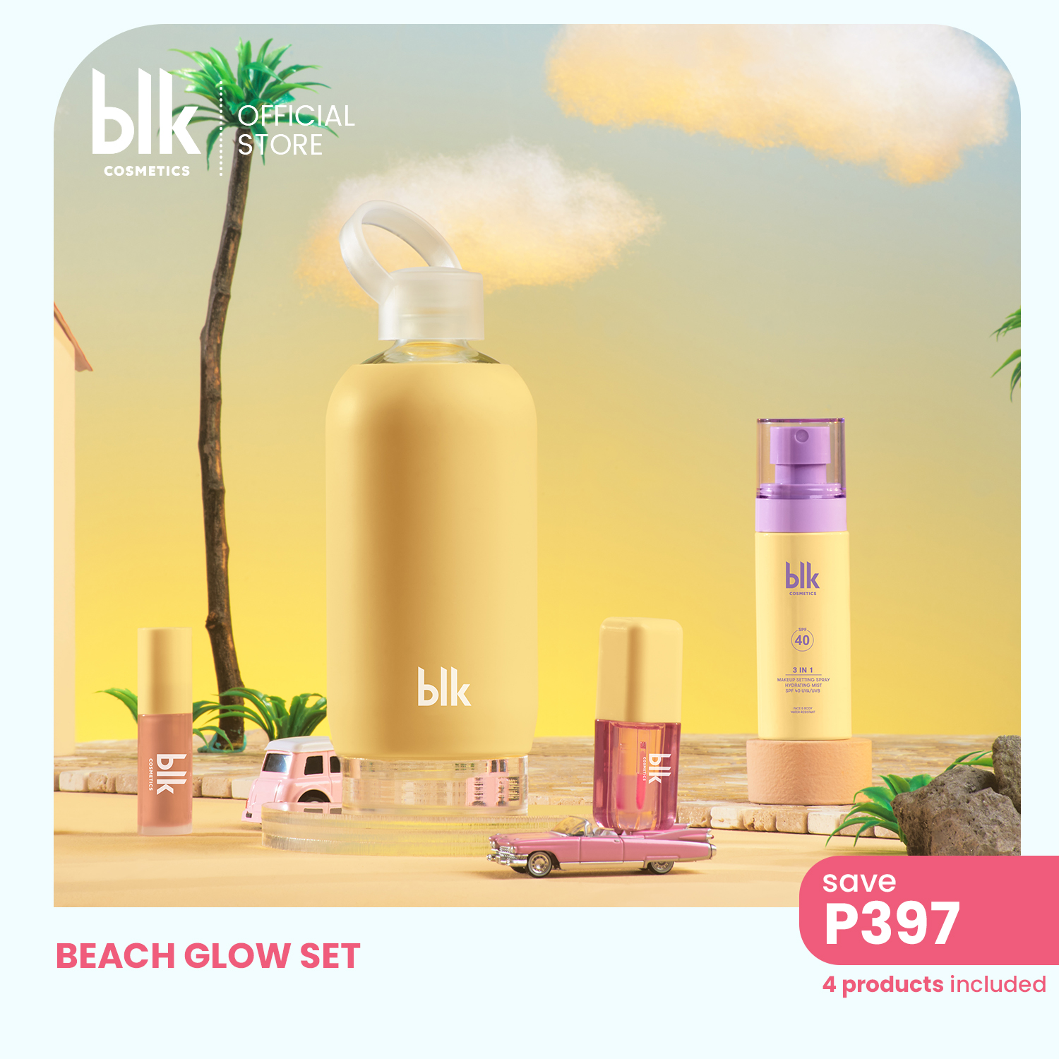Discount on BLK Cosmetics  shoes - SKU: blk cosmetics fresh beach glow set
