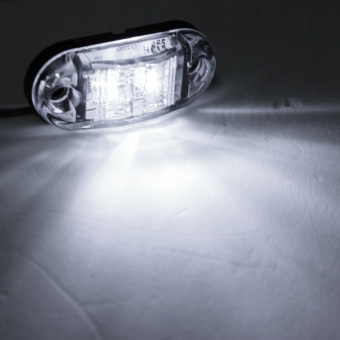 1 PAIR LED Side Marker Light For Cars Trucks Trailers Clearance Lamp 12v/24v (White) April 2018 - 3 1 PAIR LED Side Marker Light for Cars Trucks Trailers Clearance Lamp 12v/24v (White) - 3