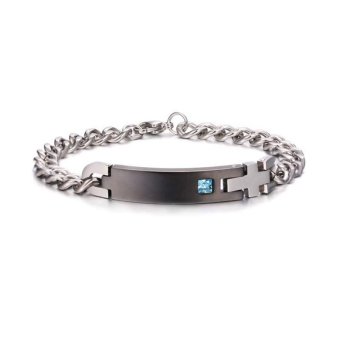 1 Pair Titanium Steel Lovers Bracelet Couples Bracelet For Valentines Gift - Intl June 2018 - 2 1 Pair Titanium Steel Lovers Bracelet Couples Bracelet for Valentines Gift - intl - 2