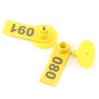 100Pcs/Set Sheep Goat Hog Pig Cattle Beef Cow Livestock Ear Number Tag Farm Animal Accessories - Intl June 2018 - 5 100Pcs/Set Sheep Goat Hog Pig Cattle Beef Cow Livestock Ear Number Tag Farm Animal Accessories - intl - 5