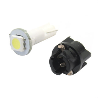 10Pcs Auto Car T5 0.2W 1 LED Light Instrument Panel Dashboard Lamp Bulb DC 12V - Intl April 2018 - 5 10Pcs Auto Car T5 0.2W 1 LED Light Instrument Panel Dashboard Lamp Bulb DC 12V - intl - 5