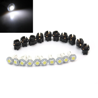 10Pcs Auto Car T5 0.2W 1 LED Light Instrument Panel Dashboard Lamp Bulb DC 12V - Intl April 2018 - 2 10Pcs Auto Car T5 0.2W 1 LED Light Instrument Panel Dashboard Lamp Bulb DC 12V - intl - 2