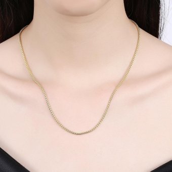 18k Gold Plated Long Chain Necklace - Intl June 2018 - 2 18k Gold Plated Long Chain Necklace - intl - 2