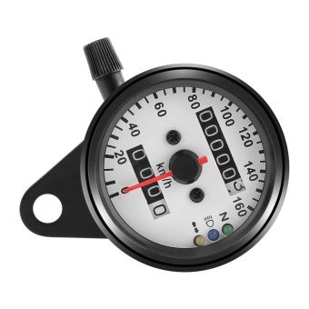 1pc Universal Motorcycle Odometer Speedometer Gauge Dual Digital Display KM/H - Intl April 2018 - 3 1pc Universal Motorcycle Odometer Speedometer Gauge Dual Digital Display KM/H - intl - 3