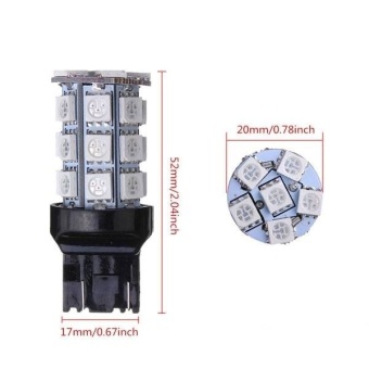 2 X T20 7443 4057 5050 SMD 27 LED Car Brake Tail Stop Light Bulbs June 2018 - 5 2 x T20 7443 4057 5050 SMD 27 LED Car Brake Tail Stop Light Bulbs - 5