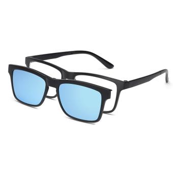 2017 Multi-function Sunglasses Magnetic Polarized Clip Myopia Sunglasses For Male Women Tr90 Super Light Eyeglass Frames Tr2202Blue - Intl May 2018 - 3 2017 Multi-function Sunglasses Magnetic Polarized Clip Myopia Sunglasses for Male Women Tr90 Super Light Eyeglass Frames tr2202Blue - intl - 3