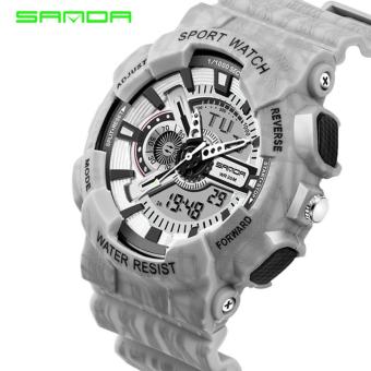 2017 Quartz Digital Camo Watch Men Dual Time Man Sports Watches MenSANDA 799 S Shock Military Army Reloj Hombre LED Wristwatches -intl June 2018 - 2 2017 Quartz Digital Camo Watch Men Dual Time Man Sports Watches MenSANDA 799 S Shock Military Army Reloj Hombre LED Wristwatches -intl - 2