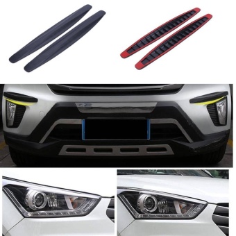 2pcs Car Auto Bumper Protector Corner Guard Anti-ScratchStrips(Black) - Intl June 2018 - 4 2pcs Car Auto Bumper Protector Corner Guard Anti-ScratchStrips(Black) - intl - 4