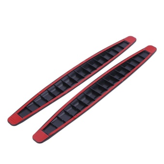 2pcs Car Auto Bumper Protector Corner Guard Anti-ScratchStrips(Black) - Intl June 2018 - 2 2pcs Car Auto Bumper Protector Corner Guard Anti-ScratchStrips(Black) - intl - 2