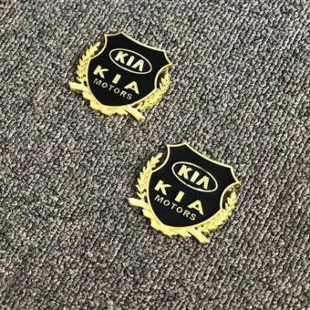 2pcs Golden Emblem Badge For Kia Cars June 2018 - 3 2pcs Golden Emblem Badge for Kia Cars - 3