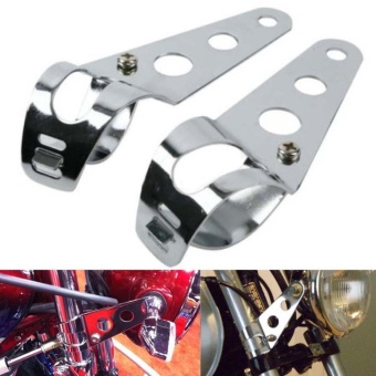 2pcs Motorcycle Accessories, Universal Motorcycle Headlight Aluminium Alloy Mounting Brackets Color:Black - Intl April 2018 - 3 2pcs Motorcycle Accessories, Universal Motorcycle Headlight Aluminium Alloy Mounting Brackets Color:Black - intl - 3