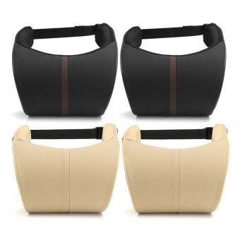 2x PU Leather Ergonomic Seat Headrest Pad Auto Car Neck Rest Memory Foam Pillows Black - Intl June 2018 - 4 2x PU Leather Ergonomic Seat Headrest Pad Auto Car Neck Rest Memory Foam Pillows Black - intl - 4