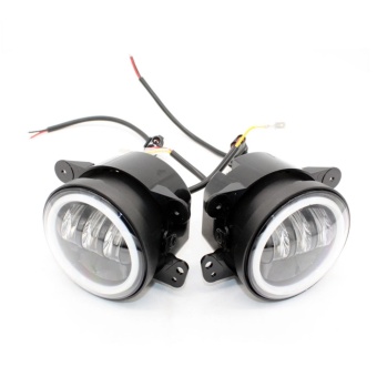 30W 4 Inch Car Led Fog Light Lamp Headlight High Power For OffroadJeep Wrangler Jk Harley Daymaker W/ Halo Ring Auto - Intl June 2018 - 3 30W 4 Inch Car Led Fog Light Lamp Headlight High Power For OffroadJeep Wrangler Jk Harley Daymaker W/ Halo Ring Auto - intl - 3