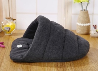 38 * 28cm Pet Supplies Kennel House Beds Removable Wash Pet Nest Cat Litter Slippers Cushion Grey - Intl June 2018 - 3 38 * 28cm Pet Supplies Kennel House Beds Removable Wash Pet Nest Cat Litter Slippers Cushion Grey - intl - 3