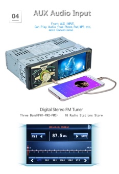 4011B 4.1inch 1 DIN MP5 Car Media Player - Intl June 2018 - 5 4011B 4.1inch 1 DIN MP5 Car Media Player - intl - 5