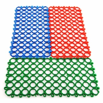 4PCS Mat For Bunny Rabbit Cage, Plastic Hole Design Splice WaterLeak Pet Feet Pad Holder, Make A Wire-floored Cage Comfortable(Green) - Intl June 2018 - 2 4PCS Mat for Bunny Rabbit Cage, Plastic Hole Design Splice WaterLeak Pet Feet Pad Holder, Make a wire-floored cage comfortable(Green) - intl - 2