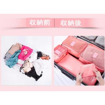 6 In 1 Travel Luggage Packing Bags (Pink) With Free Roll-N-GoOrganizer June 2018 - 3 6 in 1 Travel Luggage Packing Bags (Pink) with Free Roll-N-GoOrganizer - 3