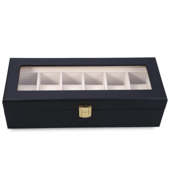 6 Slots Wood Watch Display Case Watches Box Glass Top JewelryStorage Organizer - Intl April 2018 - 3 6 Slots Wood Watch Display Case Watches Box Glass Top JewelryStorage Organizer - Intl - 3