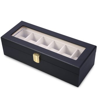 6 Slots Wood Watch Display Case Watches Box Glass Top JewelryStorage Organizer - Intl April 2018 - 4 6 Slots Wood Watch Display Case Watches Box Glass Top JewelryStorage Organizer - Intl - 4