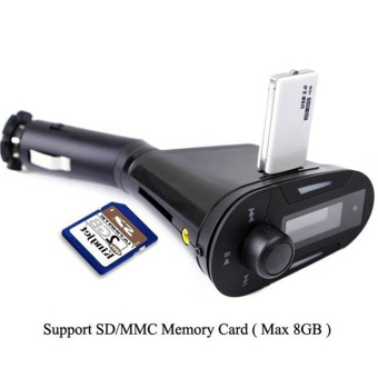 618 Bluetooth Car Kit Wireless Bluetooth Car FM Transmitter In-car MP3 Music Player USB Charger Handsfree Calling With Remote Control (Red Light) - Intl June 2018 - 2 618 Bluetooth Car Kit Wireless Bluetooth Car FM Transmitter In-car MP3 Music Player USB Charger Handsfree Calling With Remote Control (Red Light) - Intl - 2