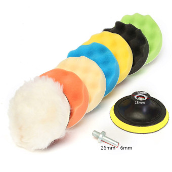 8pc 4'' Sponge Polishing Waxing Buffing Pads Set Kit Compound Auto Car + Drill-intl June 2018 - 2 8pc 4'' Sponge Polishing Waxing Buffing Pads Set Kit Compound Auto Car + Drill-intl - 2