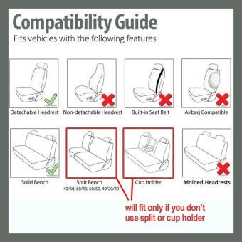 Allwin Front Rear Universal Car Seat Covers Auto Car Seat Covers Vehicles Accessories June 2018 - 4 Allwin Front Rear Universal Car Seat Covers Auto Car Seat Covers Vehicles Accessories - 4