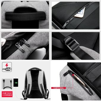 Anti Theft Backpack Bag Travel Waterproof Bag - Intl June 2018 - 5 Anti theft Backpack bag travel waterproof bag - intl - 5