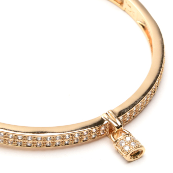 Athena & Co. 22k Love Locks Bangle (Rose Gold) April 2018 - 3 Athena & Co. 22k Love Locks Bangle (Rose Gold) - 3