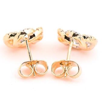 Athena And Co. 22k Gold Plated Two Tone Karolina Earrings June 2018 - 3 Athena and Co. 22k Gold Plated Two Tone Karolina Earrings - 3