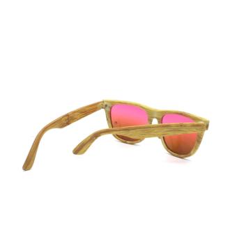 Bamboo Wayfarer Inspired_021 Sunglasses Made With High Density Polyethylene Brown_Red June 2018 - 4 Bamboo Wayfarer Inspired_021 Sunglasses made with High Density Polyethylene Brown_Red - 4
