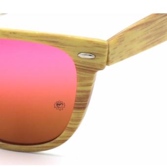 Bamboo Wayfarer Inspired_021 Sunglasses Made With High Density Polyethylene Brown_Red June 2018 - 5 Bamboo Wayfarer Inspired_021 Sunglasses made with High Density Polyethylene Brown_Red - 5