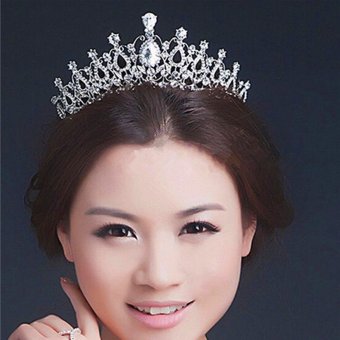 Beauty Pageant Queen Rhinestone Bridal Wedding Prom Tiara Comb Crown Fashion USA Silver - Intl April 2018 - 5 Beauty Pageant Queen Rhinestone Bridal Wedding Prom Tiara Comb Crown Fashion USA Silver - intl - 5