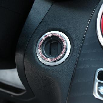 Bling Ring Stickers Yoshine Crystal Rhinestone Car Bling StickerRing Emblem 3M Tape For Auto Start Button Ignition Shift Knob(pink) - Intl June 2018 - 2 Bling Ring Stickers Yoshine Crystal Rhinestone Car Bling StickerRing Emblem 3M Tape for Auto Start Button Ignition Shift Knob(pink) - intl - 2