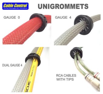Cable Control UNIGROMMETS (fits 0awg And Smaller) , Grommets June 2018 - 4 Cable Control UNIGROMMETS (fits 0awg and smaller) , Grommets - 4