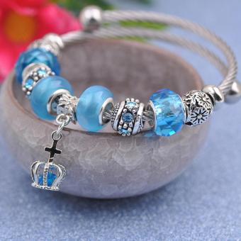 Candy Online Korea 925 Stainless Steel Silver Pandora Charm Crystal Bracelet PDA-167 June 2018 - 5 Candy Online Korea 925 Stainless Steel Silver Pandora Charm Crystal Bracelet PDA-167 - 5