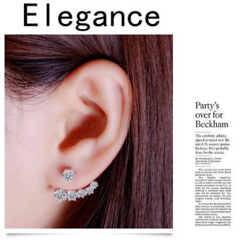 Candy Online Korean Fashion Diamond 925 Silver Earrings Jewelry ED109 June 2018 - 2 Candy Online Korean fashion diamond 925 silver earrings jewelry ED109 - 2