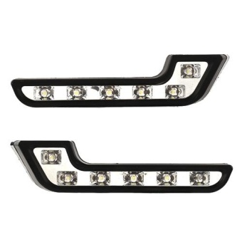 Car 2X 6LED White Car Driving Fog 12v DRL Daytime Running Light Bulb Black 3W - Intl June 2018 - 2 Car 2X 6LED White Car Driving Fog 12v DRL Daytime Running Light Bulb black 3W - intl - 2