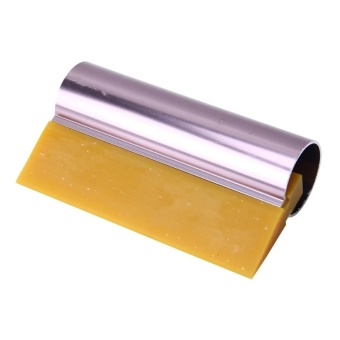 Car Auto Body Surface Window Wrapping Film Yellow Rubber ScraperSticker Tool Black With Pink Metal Handle - Intl June 2018 - 2 Car Auto Body Surface Window Wrapping Film Yellow Rubber ScraperSticker Tool Black With Pink Metal Handle - intl - 2